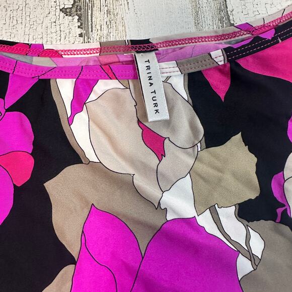 Trina Turk Cover-Up S | Wing Sleeves | Resort Wear | Boho Chic | MSRP $118 - Picture 3 of 6